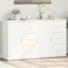 Image de vidaXL Buffets 2 pcs blanc 60x31x70 cm bois d'ingénierie3276553