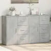 Image de vidaXL Buffets 2 pcs gris béton 60x31x70 cm bois d'ingénierie3276556