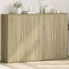 Image de vidaXL Buffets 2 pcs chÃªne sonoma 60x31x84 cm bois d'ingÃ©nierie