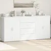 Image de vidaXL Buffets 3 pcs blanc 60x31x84 cm bois d'ingÃ©nierie