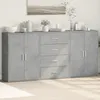 Image de vidaXL Buffets 3 pcs gris bÃ©ton 60x31x84 cm bois d'ingÃ©nierie