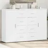 Image de vidaXL Buffets 2 pcs blanc 60x31x84 cm bois d'ingénierie3276588