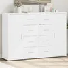 Image de vidaXL Buffets 2 pcs blanc 60x31x84 cm bois d'ingÃ©nierie