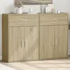 Image de vidaXL Buffets 2 pcs chÃªne sonoma 60x30x84 cm bois d'ingÃ©nierie