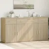 Image de vidaXL Buffets 2 pcs chÃªne sonoma 79x38x80 cm bois d'ingÃ©nierie