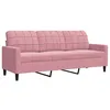 Image de vidaXL Canapé à 3 places Rose 180 cm Velours4007637