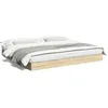 Image de vidaXL Cadre de lit sans matelas chÃªne sonoma 180x200 cm