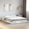 Image de vidaXL Cadre de lit sans matelas blanc 150x200 cm bois d'ingénierie