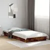 Image de vidaXL Cadre de lit sans matelas chêne fumé 75x190cm bois d'ingénierie