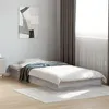 Image de vidaXL Cadre de lit sonoma gris 75x190 cm bois d'ingénierie