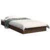 Image de vidaXL Vidaxl Cadre De Lit Sans Matelas Chêne Marron 75x190cm Bois Ingénierie