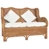 Image de vidaXL Ensemble de canapÃ©s 3 pcs coussins dÃ©coratifs bordeaux tissu