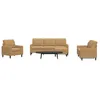 Image de Vidaxl Ensemble De CanapÃ©s 4 Pcs Avec Coussins Marron Velours
