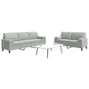 Image de vidaXL Ensemble de canapés 2 pcs et coussins et traversins velours3278491