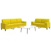 Image de vidaXL Ensemble de canapés 2 pcs avec coussins et traversins velours3278497