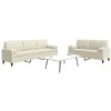 Image de vidaXL Ensemble de canapés 2 pcs avec coussins et traversins velours3278499