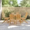 Image de Vidaxl Chaises Pliables De Jardin Lot De 8 46x66x99 Cm Bambou