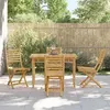 Image de vidaXL Chaises pliables de jardin lot de 4 43x54x88 cm bambou3278517