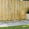 Image de Vidaxl Ensemble De Bistro 3 Pcs Bambou