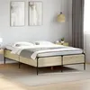 Image de vidaXL Cadre de lit chêne sonoma 140x190 cm bois d'ingénierie et métal