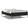 Image de vidaXL Cadre de lit sans matelas noir 120x190 cm