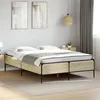 Image de vidaXL Cadre de lit chêne sonoma 120x190 cm bois d'ingénierie et métal