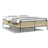Image de vidaXL Cadre de lit sans matelas chÃªne sonoma 120x190 cm