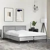 Image de vidaXL Cadre de lit sonoma gris 140x200 cm bois d'ingénierie et métal