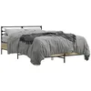 Image de vidaXL Cadre de lit sans matelas chÃªne sonoma 120x200 cm