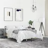 Image de vidaXL Cadre de lit chêne sonoma 140x200 cm bois d'ingénierie et métal