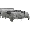 Image de vidaXL Vidaxl Cadre De Lit Sans Matelas Sonoma Gris 140x200 Cm