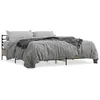 Image de vidaXL Cadre de lit chêne sonoma 200x200 cm bois d'ingénierie et métal