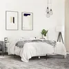 Image de vidaXL Cadre de lit sonoma gris 140x190 cm bois d'ingénierie et métal
