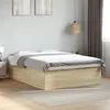 Image de vidaXL Cadre de lit sans matelas chêne sonoma 160x200 cm3280911
