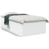 Image de vidaXL Cadre de lit sans matelas blanc 100x200 cm
