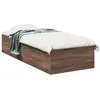 Image de vidaXL Cadre de lit chêne marron 90x200 cm bois d'ingénierie