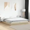 Image de vidaXL Cadre de lit avec lumières LED sans matelas 160x200 cm3281086