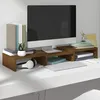 Image de vidaXL Cadre de lit avec lumiÃ¨res LED chÃªne sonoma 160x200 cm