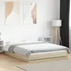 Image de vidaXL Cadre de lit avec lumières LED sans matelas140x190 cm3281128