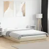 Image de vidaXL Cadre de lit chêne sonoma 135x190 cm bois d'ingénierie