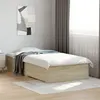 Image de vidaXL Cadre de lit avec tiroirs sans matelas chêne sonoma 90x200 cm3280428