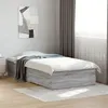Image de vidaXL Cadre de lit avec tiroirs sans matelas sonoma gris 90x190 cm3280438