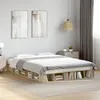 Image de vidaXL Cadre de lit sans matelas chêne sonoma 160x200 cm3280463