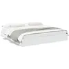 Image de vidaXL Cadre de lit avec tiroirs sans matelas blanc 200x200 cm