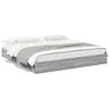 Image de vidaXL Cadre de lit avec tiroirs sans matelas sonoma gris 180x200 cm