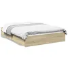 Image de vidaXL Cadre de lit avec tiroirs sans matelas chÃªne sonoma 120x200 cm