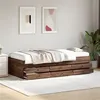Image de vidaXL Lit de jour et tiroirs chêne marron 75x190 cm bois d'ingénierie