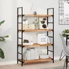 Image de Vidaxl ÃtagÃ¨res Flottantes 2 Pcs 100x30x4 Cm Acacia Massif Ã L'huile