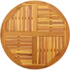 Image de vidaXL Vidaxl Dessus De Table Ø90x2,2 Cm Rond Bois Massif D'acacia