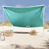 Image de vidaXL Auvent de plage avec ancres de sable vert 304x300 cm4008645